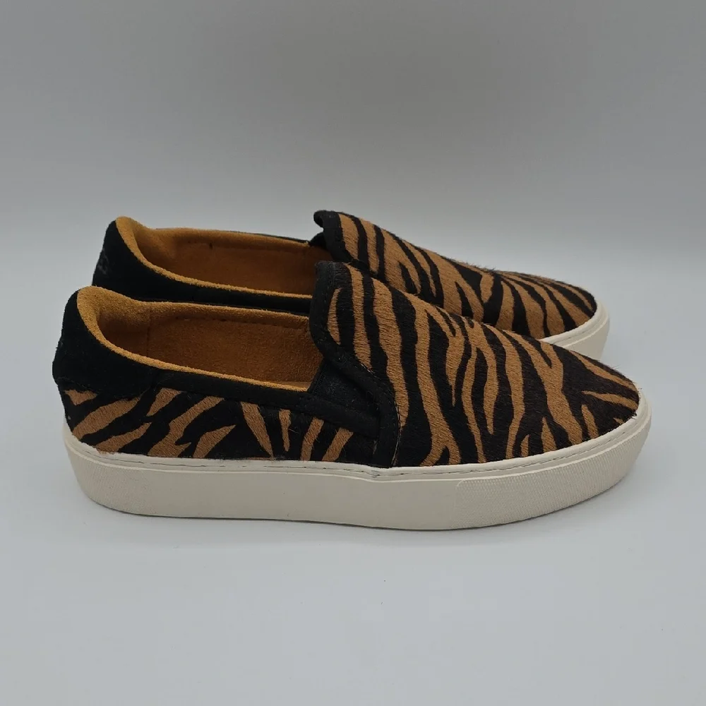 UGG Brown and Black Animal Print Loafers